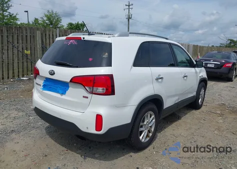 2014 Kia Sorento Lx z USA, uszkodzony, nr VIN 5XYKTCA63EG524801